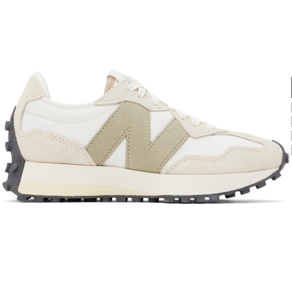 New Balance Cream and beige 327 Shoes